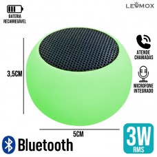 Mini Caixa de Som Bluetooth LES-888 Lehmox - Verde